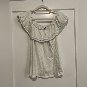 White Off the Shoulder Top